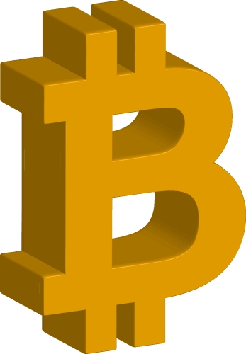 Bitcoin icon sign design