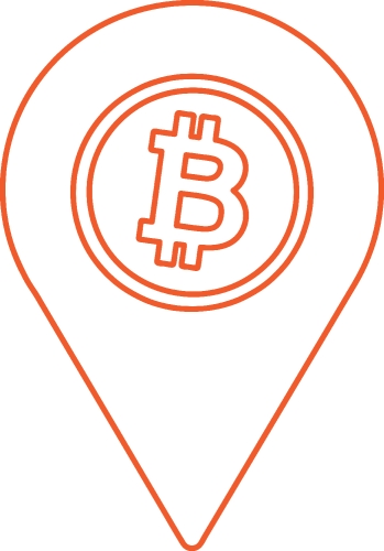 Bitcoin icon sign design