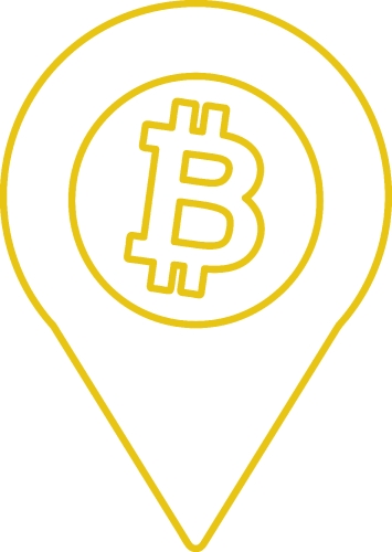 Bitcoin icon sign design