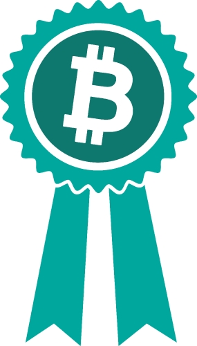 Bitcoin icon sign design