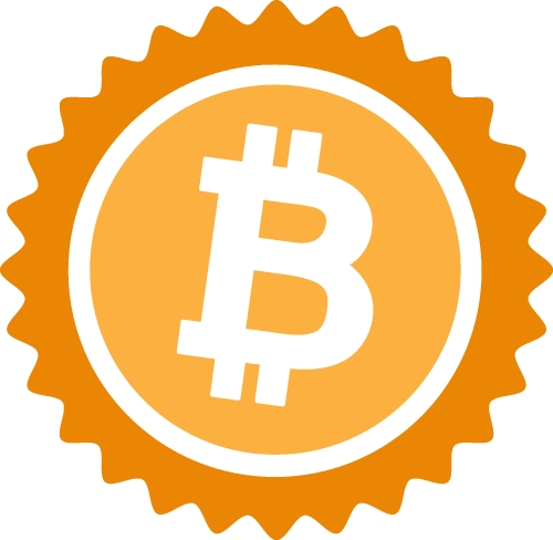 Bitcoin icon sign design