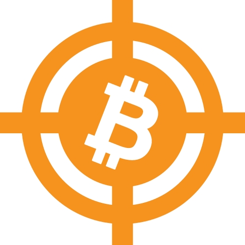 Bitcoin icon sign design