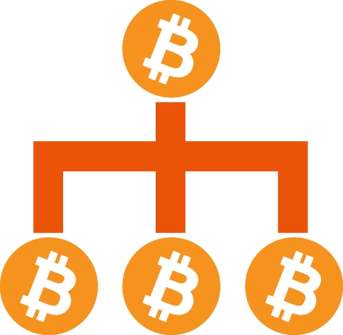 Bitcoin icon sign design