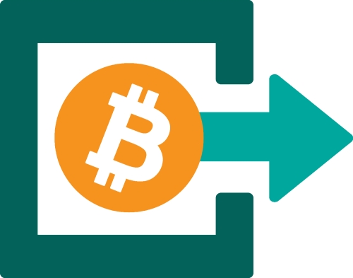 Bitcoin icon sign design