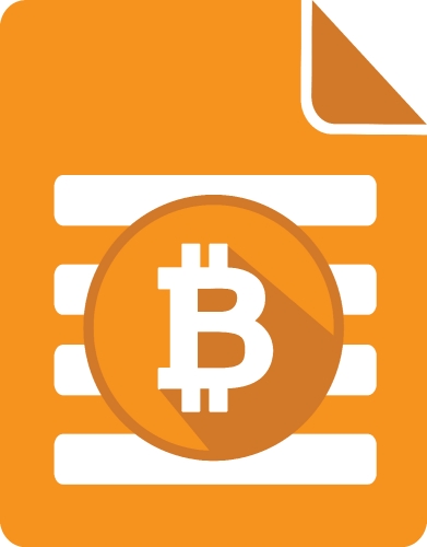 Bitcoin icon sign design