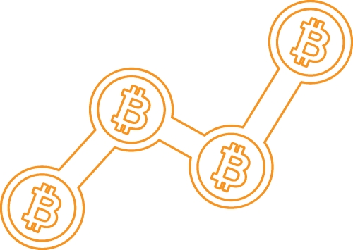 Bitcoin icon sign design