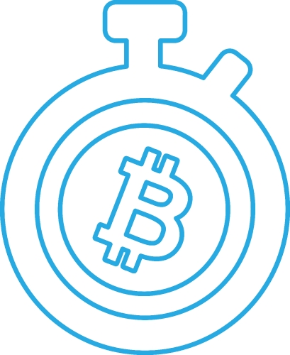 Bitcoin icon sign design