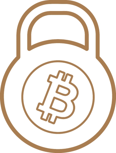 Bitcoin icon sign design