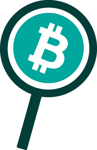 Bitcoin icon sign design