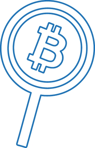 Bitcoin icon sign design