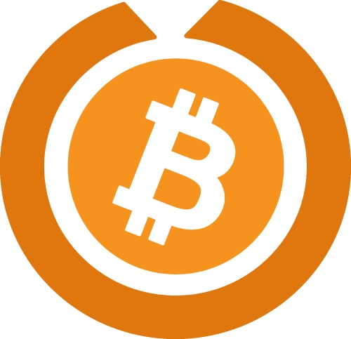 Bitcoin icon sign design