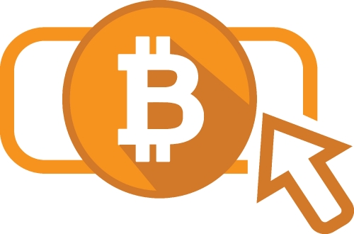 Bitcoin icon sign design