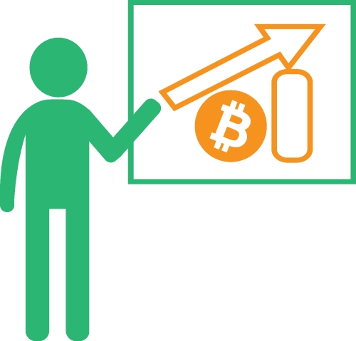 Bitcoin icon sign design