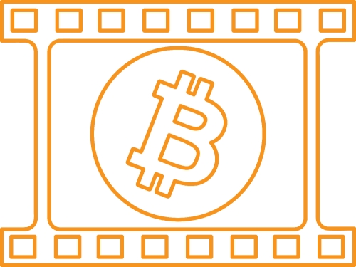 Bitcoin icon sign design