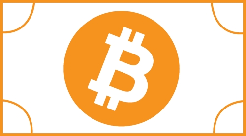 Bitcoin icon sign design