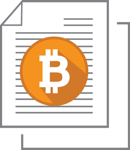 Bitcoin icon sign design