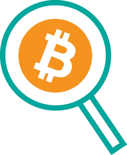 Bitcoin icon sign design