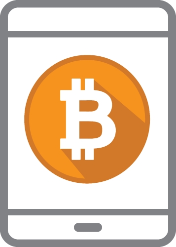 Bitcoin icon sign design