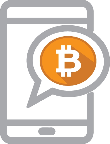 Bitcoin icon sign design