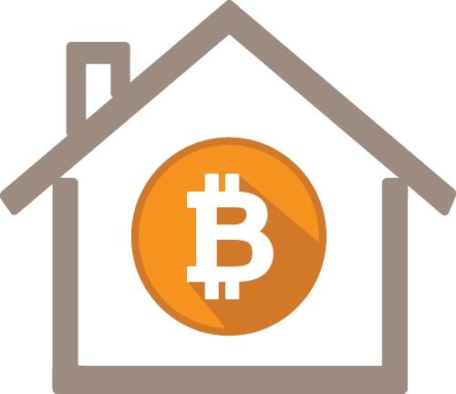 Bitcoin icon sign design