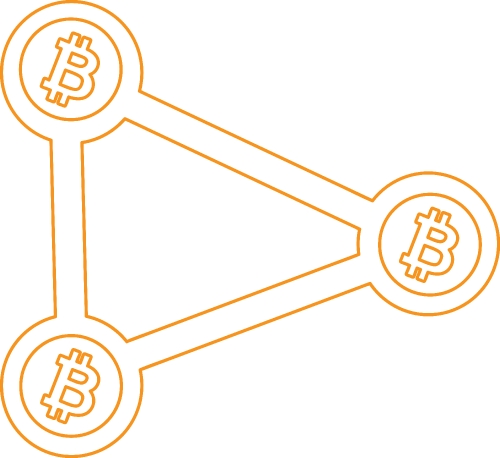 Bitcoin icon sign design