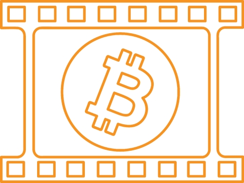 Bitcoin icon sign design