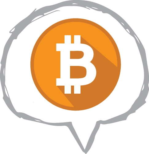 Bitcoin icon sign design