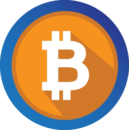 Bitcoin icon sign design