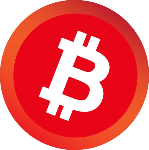 Bitcoin icon sign design