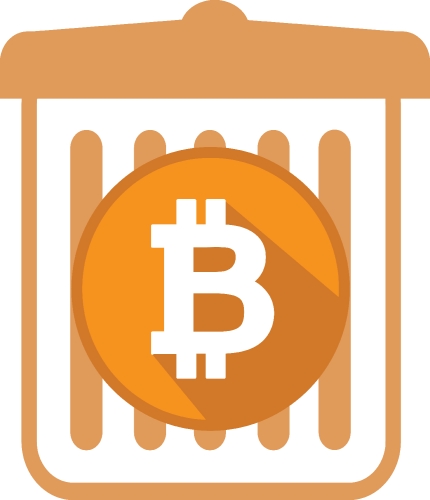 Bitcoin icon sign design