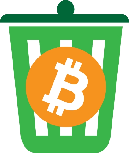 Bitcoin icon sign design