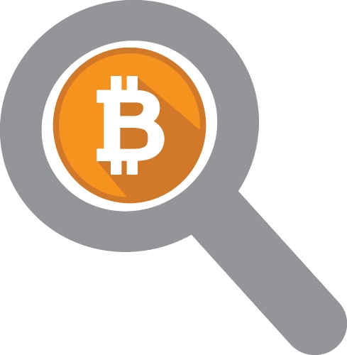 Bitcoin icon sign design