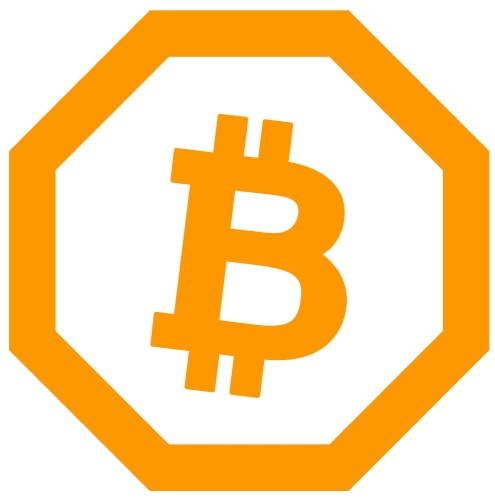 Bitcoin icon sign design