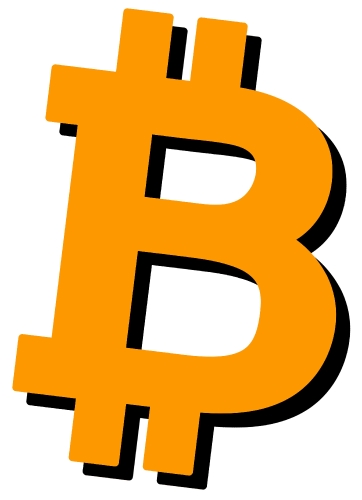 Bitcoin icon sign design