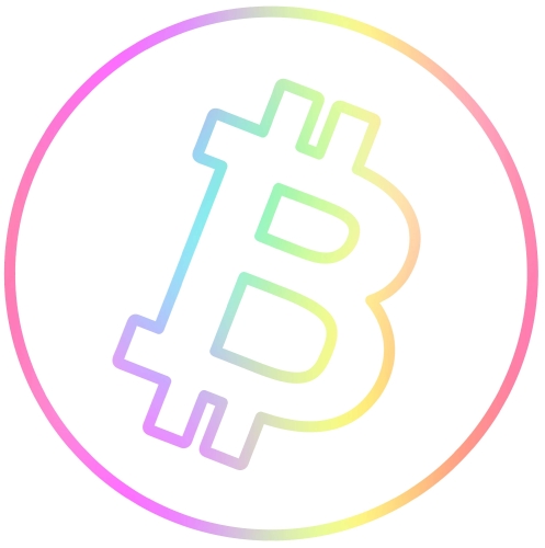 Bitcoin icon sign design