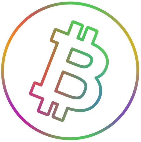 Bitcoin icon sign design