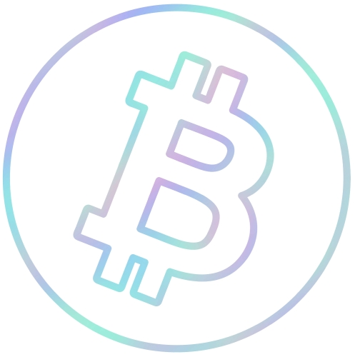 Bitcoin icon sign design