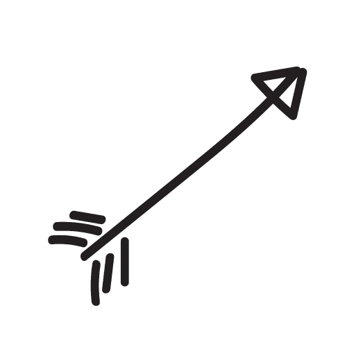 black arrow icon