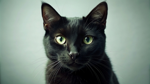Black color cat , Face Close Up 27feb24 (12)
