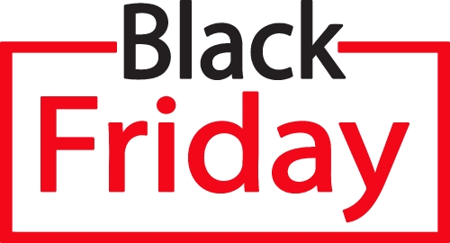 Black Friday sale sign symbol design