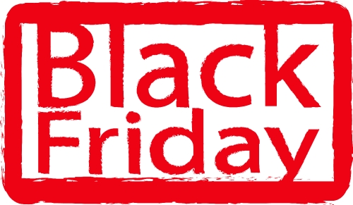 Black Friday sale sign symbol design