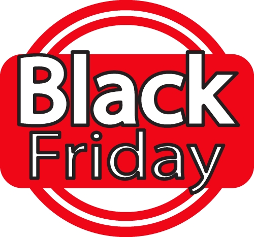 Black Friday sale sign symbol design