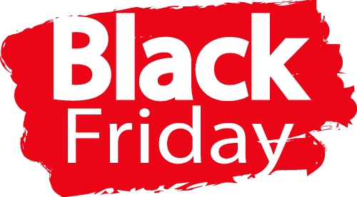 Black Friday sale sign symbol design