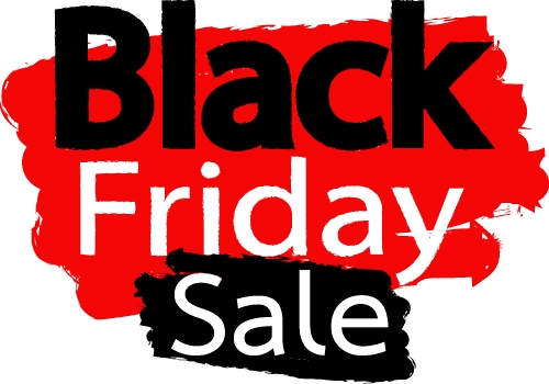 Black Friday sale sign symbol design