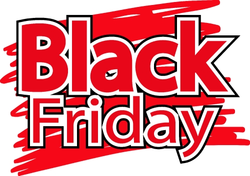 Black Friday sale sign symbol design