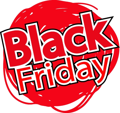 Black Friday sale sign symbol design