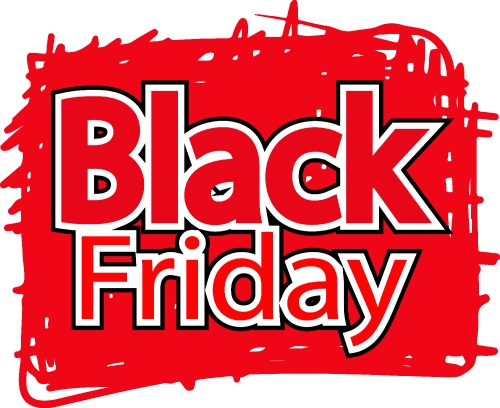 Black Friday sale sign symbol design