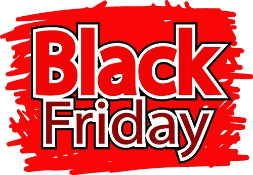 Black Friday sale sign symbol design