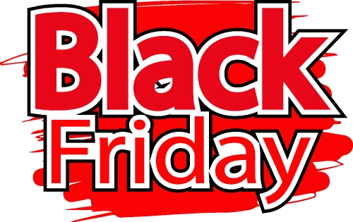 Black Friday sale sign symbol design