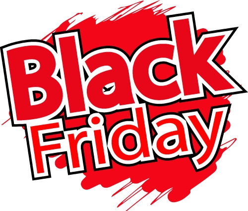 Black Friday sale sign symbol design